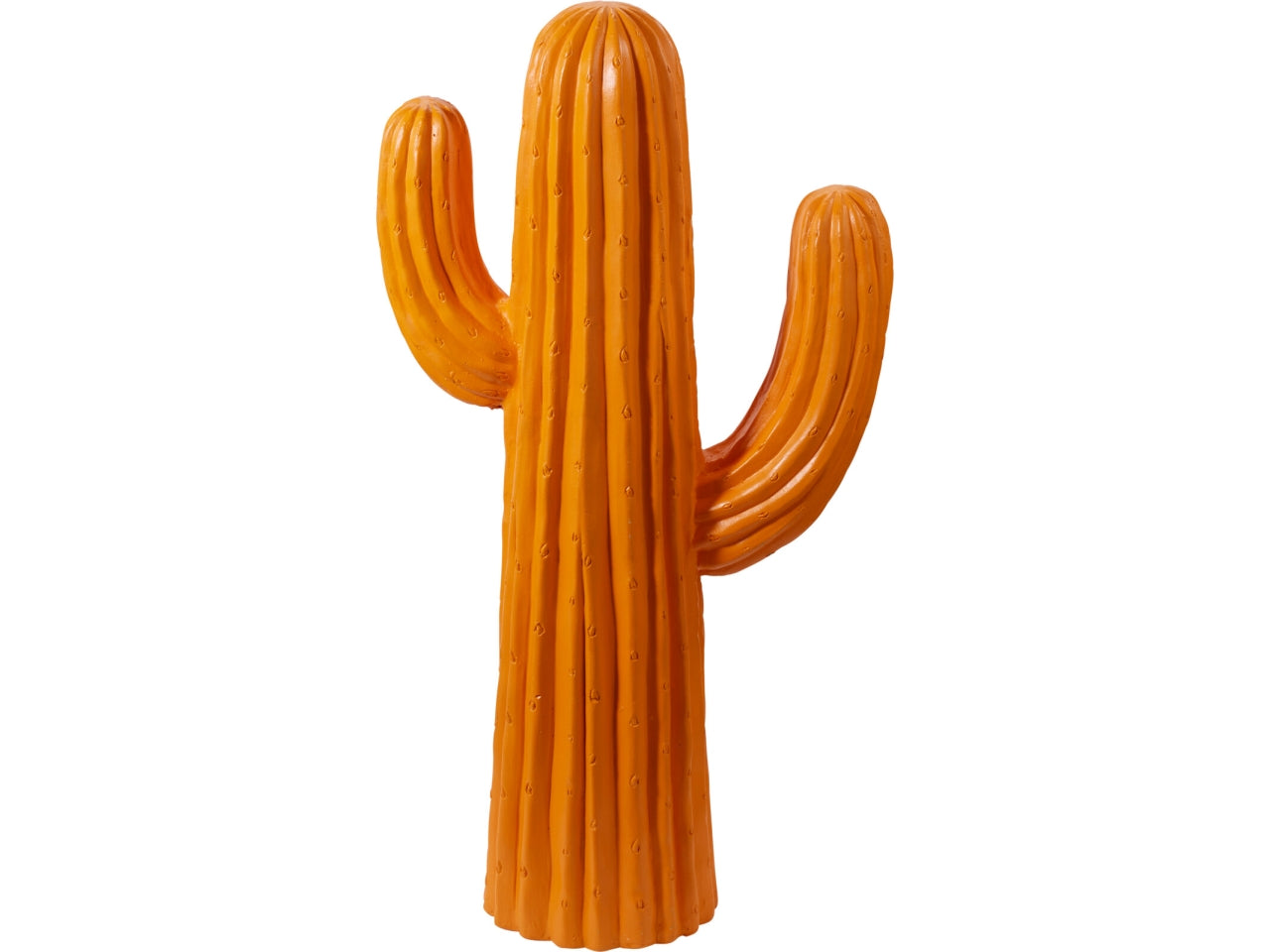 Dekorativer Kaktus aus Polyresin, 42 x 20 x 77 cm, 6 kg, Orange – Peragashop
