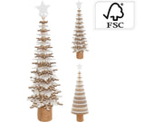 Albero di Natale 40cm in legno assortito