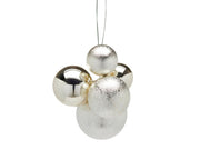Decorazione grappolo groovemixcon 5 palline champagne EDG