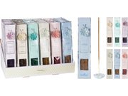 Bastoncini incenso con supporto 40 pz 6 Fragranze Assortite