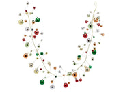 Ghirlanda 180cm mix di palline multicolore EDG