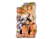 Presepe Aggiusta Piatti con Movimento 9x14x16cm
