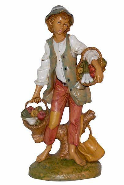 FRUTTIVENDOLO 30CM IN RESINA