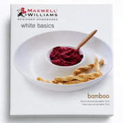 Piatto da portata tondo con ciotola centrale per salse Maxwell & Williams