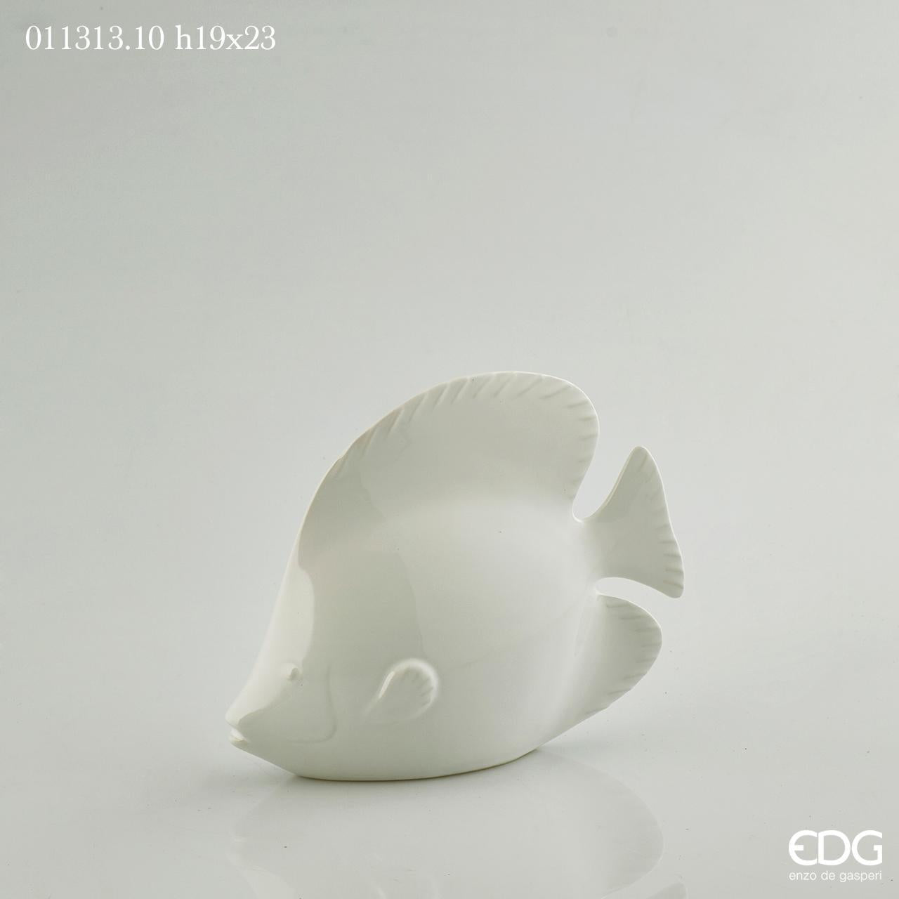PESCE TONDO 19X23 BIANCO