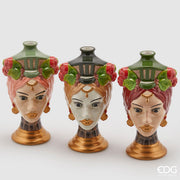 VASO TESTA SICILY D.14X26CM MODELLO ASSORTITO