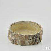 VASO EFFETTO TRONCO h.10 d. 30 cm NATURALE