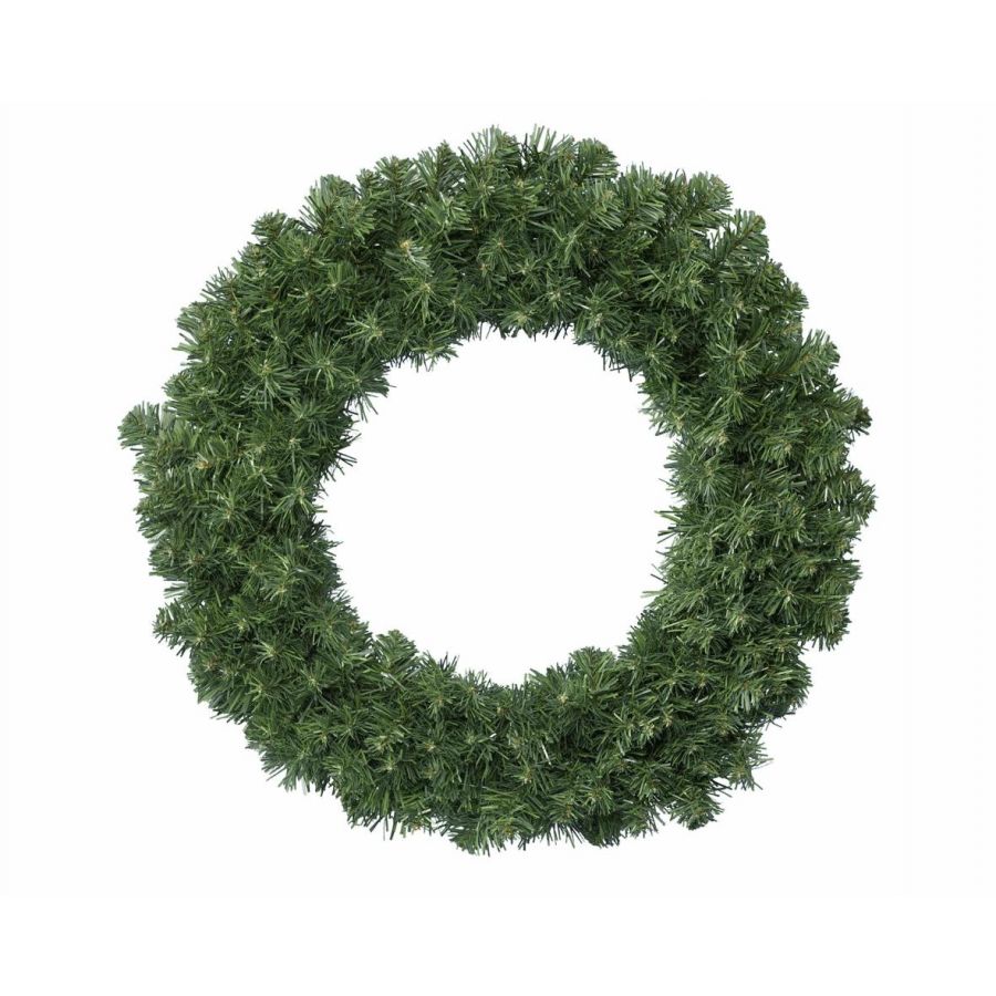 CORONA DECORATIVA VERDE IMPERIALE WREATH GREEN 60 CM