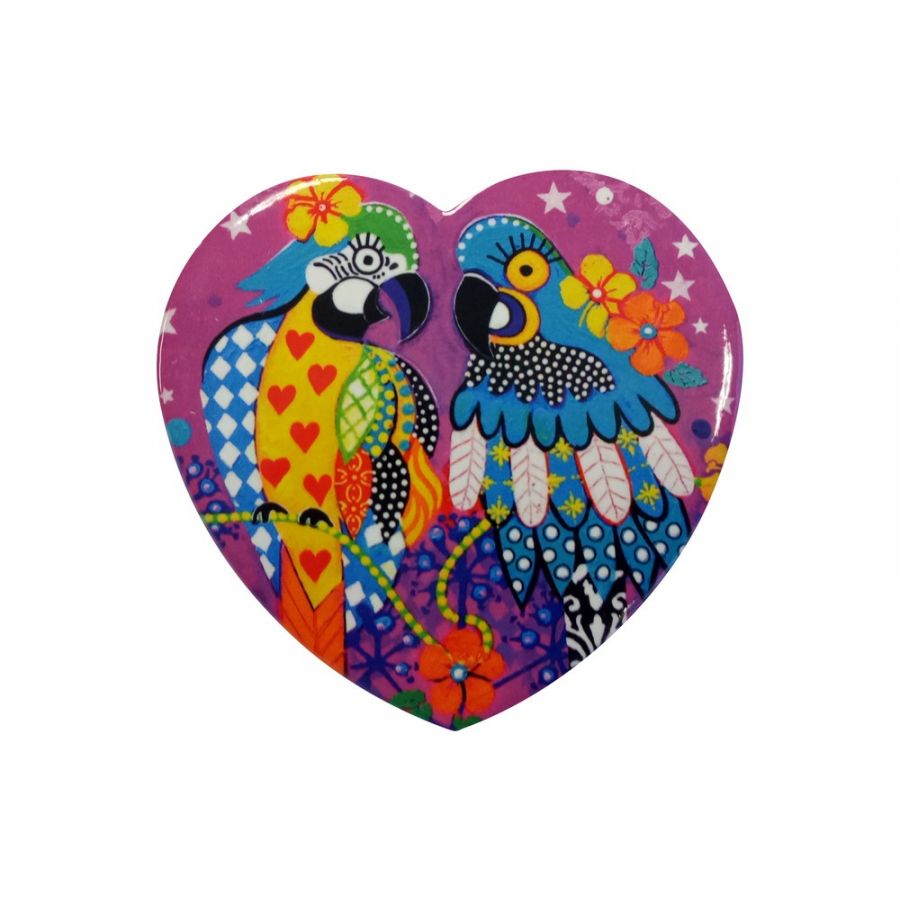 SOTTOBICCHIERE LOVE HEARTS 10CM ARARAS