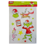 Vetrofania Natalizia Adesiva The Grinch 40x30 cm The Grinch / Dr. Seuss