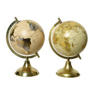 MAPPAMONDO IN ALLUMINIO H33CM ORO MODELLO ASSORTITO
