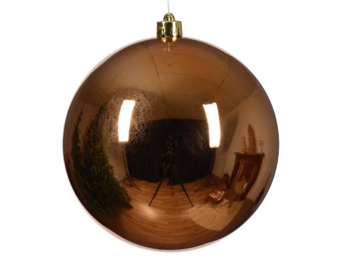 PALLINA DI NATALE D.14 CM COLORE RAME