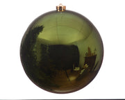 1 PALLINA DI NATALE 14 CM VERDE PINO