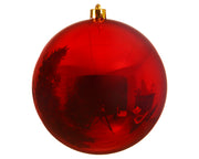 1 PALLINA 20CM ROSSO  LUCIDO