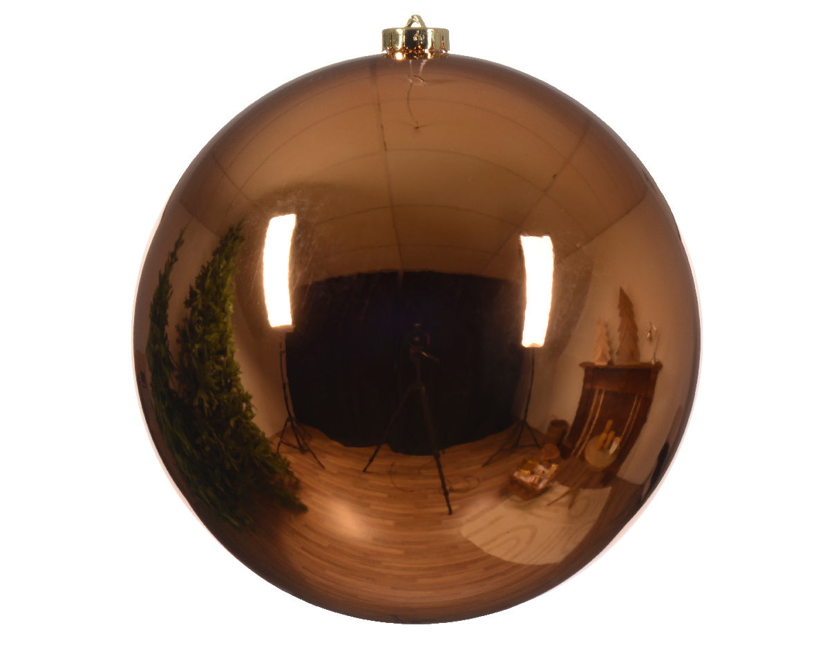 PALLINA DI NATALE D.20 CM COLORE RAME