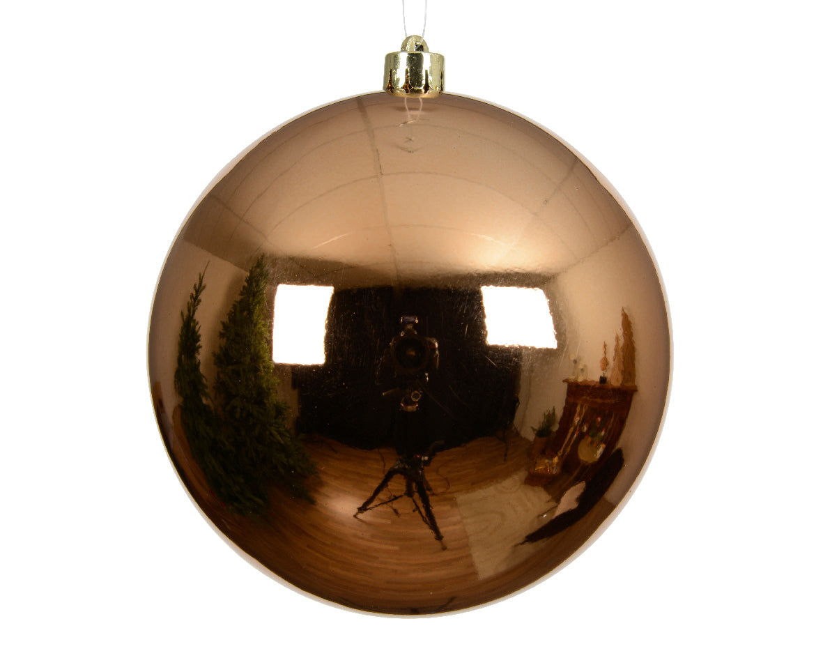 pallina di natale Lucida Brandy 20cm