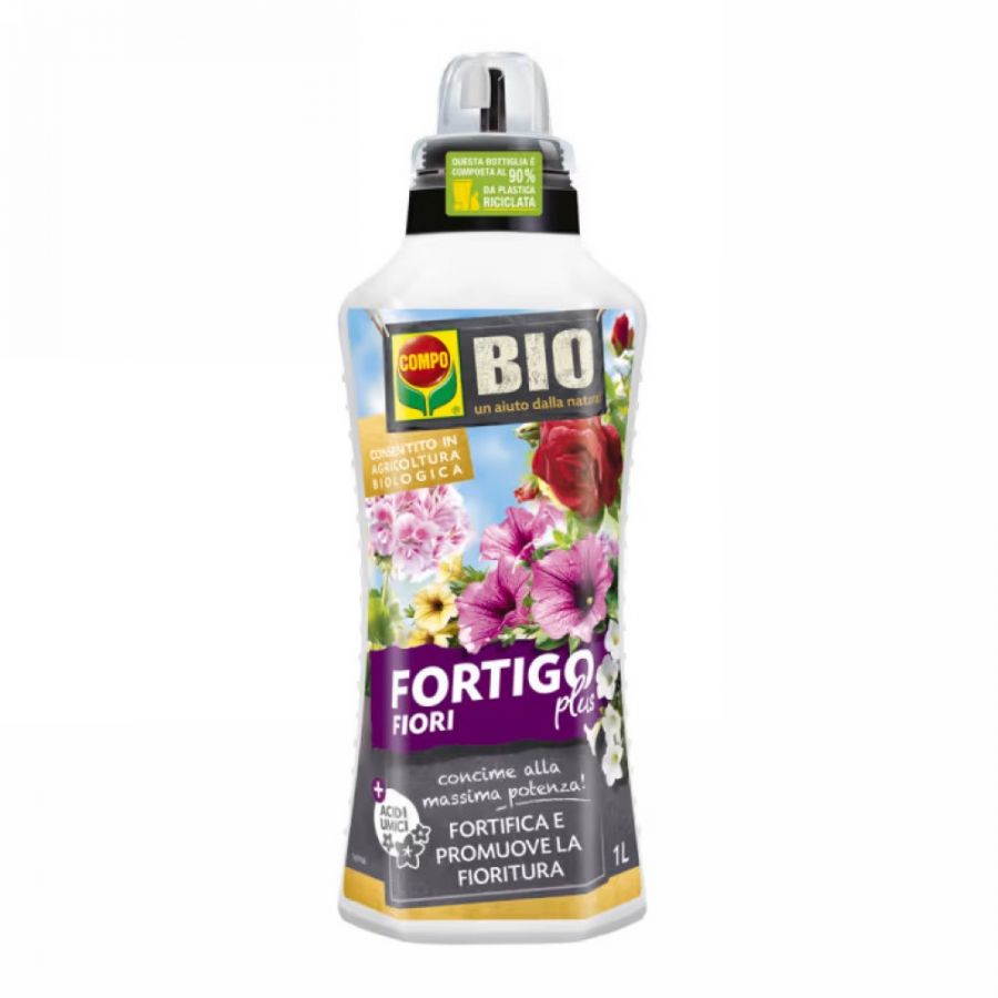 CONCIME LIQUIDO FORTIGO BIO PLUS FIORI 1LT
