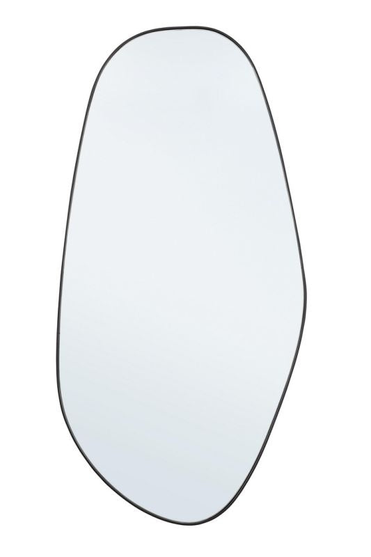 SPECCHIO A GOCCIA ASTEROID BORDO NERO 64,5X130 CM