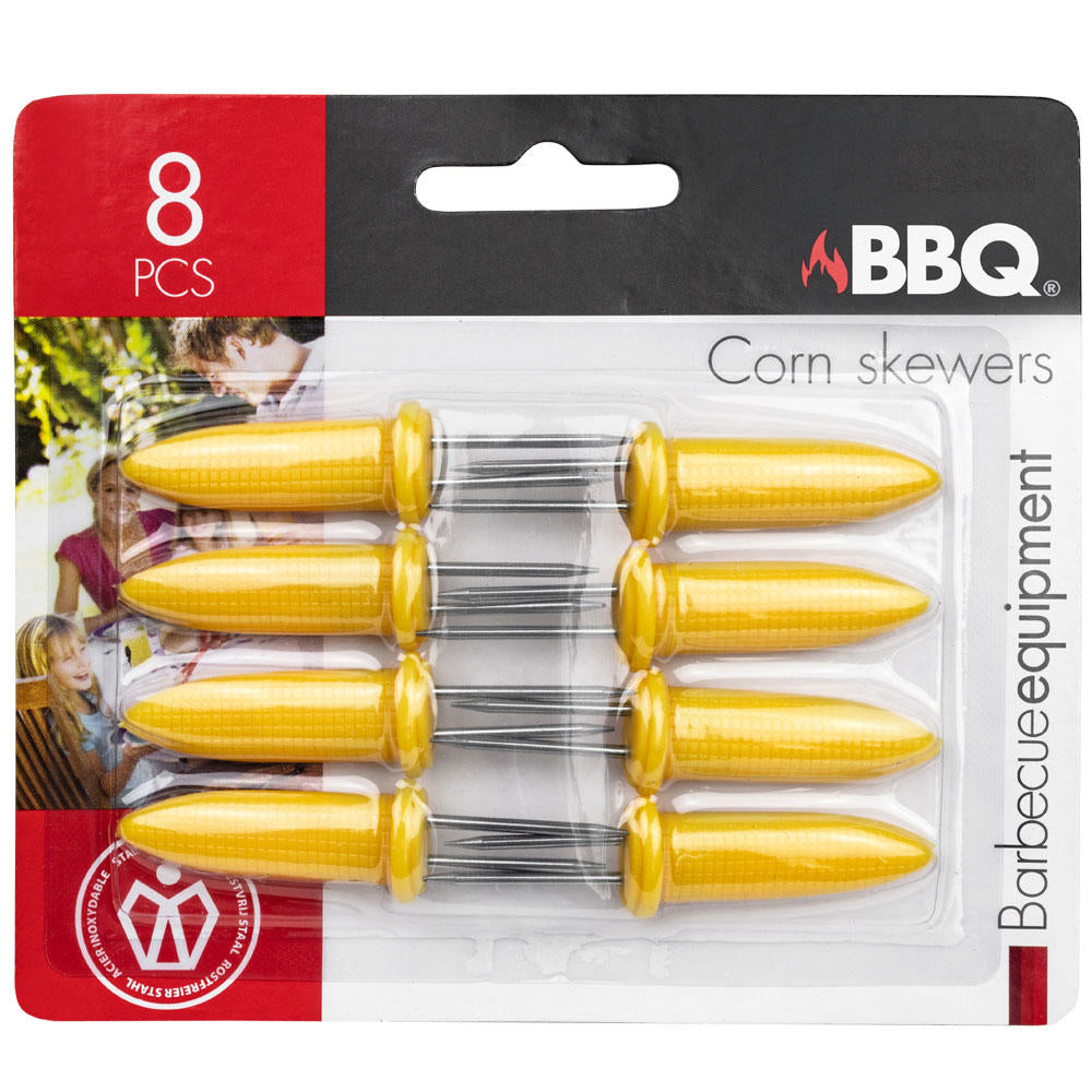 8 SPIEDINI PER PANNOCCHIE BARBECUE BBQ