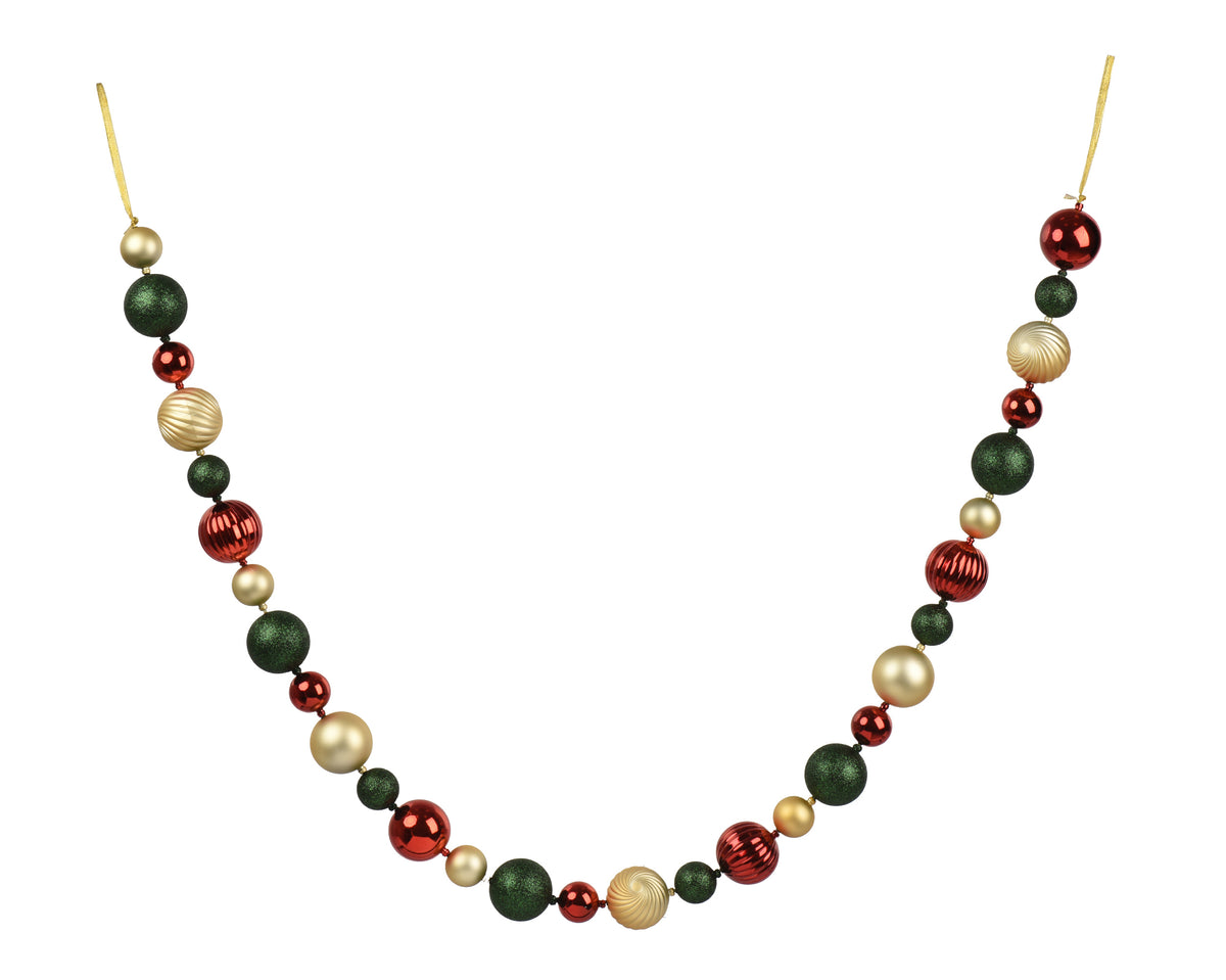 Ghirlanda di palline di natale lunghezza 180 cm multicolore Peraga Christmas
