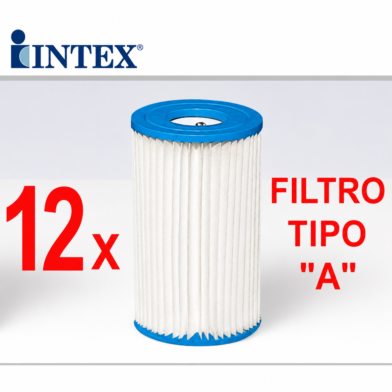 INTEX PEZZI 12 FILTRI CARTUCCIA MOD. A 59900 29000 PER POMPA PISCINA (Copia)