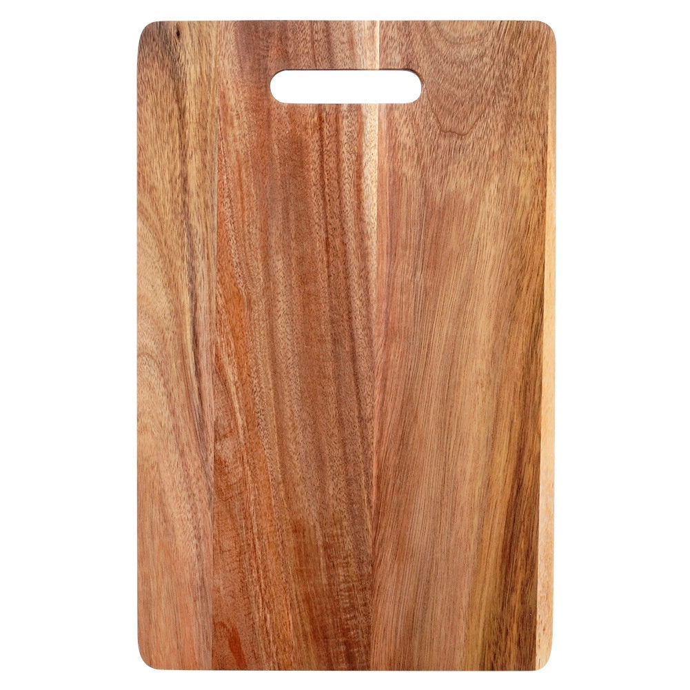 Tagliere Rettangolare in Legno di Acacia con Manico 40x25 cm