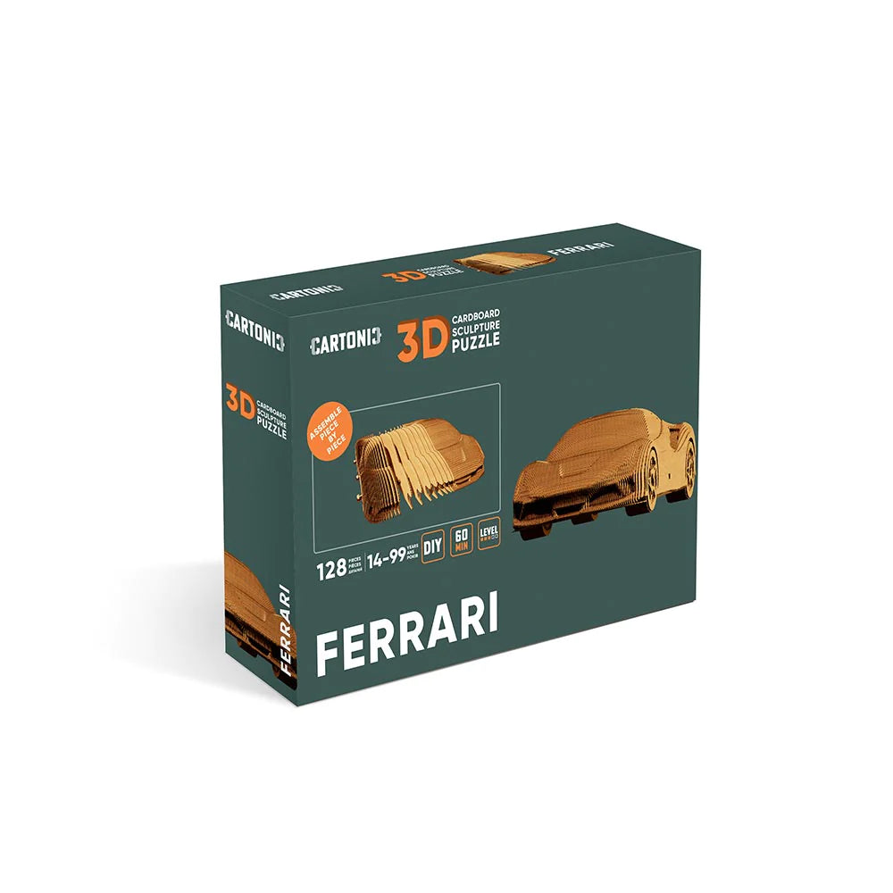 SCULTURA CARTONIC 3D PUZZLE FERRARI