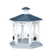 Plastic Gazebo With Decorations, Set Of 6 - LEMAX COD. 04160