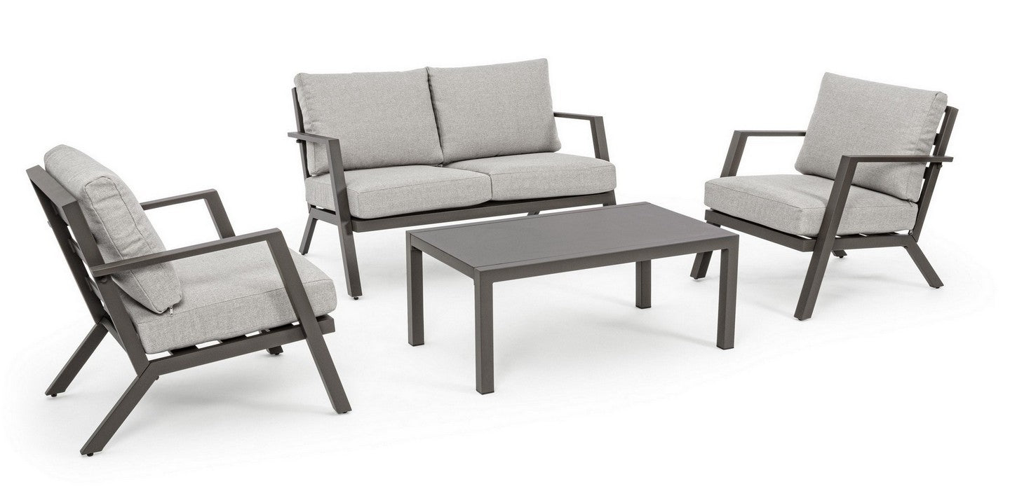 SALOTTO DA GIARDINO MARRONE HARLEY