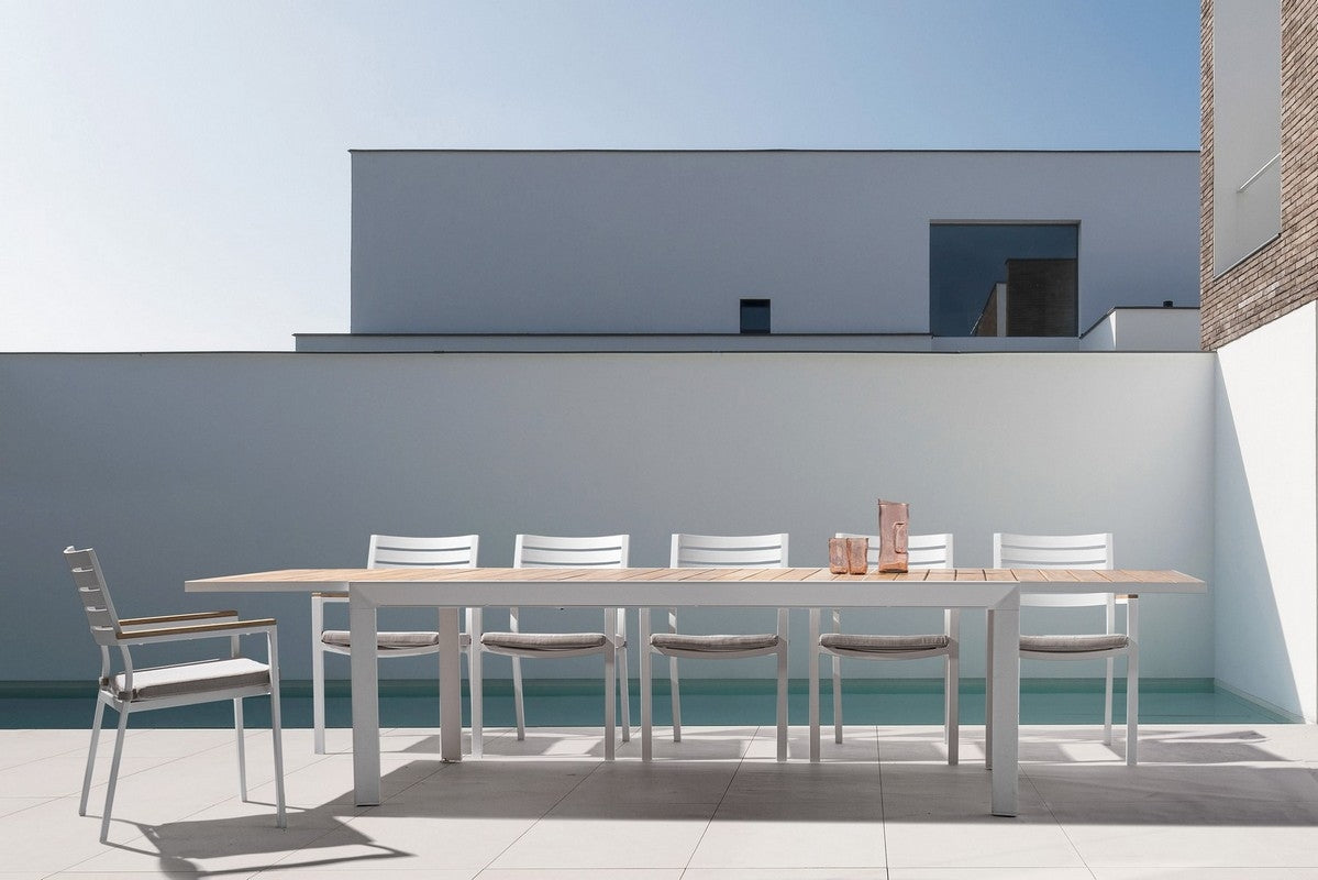 TAVOLO BELMAR ALLUNGABILE 100X160/240CM BIANCO