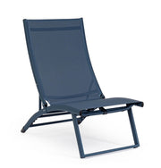 POLTRONA LOUNGE RECLINABILE TAYLOR BLU NAVY