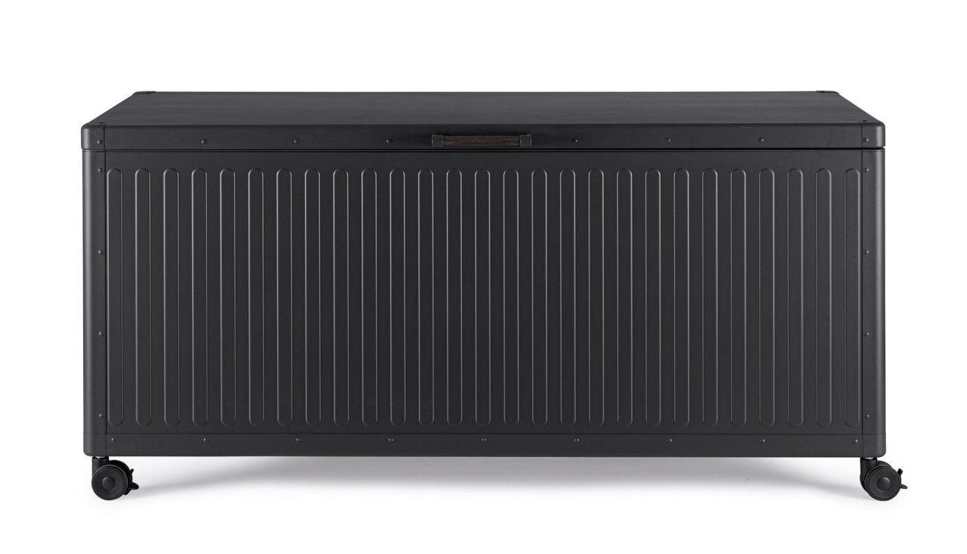 Baule da esterno con Ruote 164.8x72x70cm Antracite Bizzotto