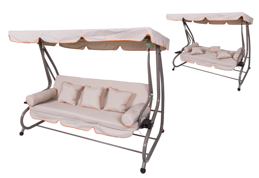 DONDOLO LETTO TRE POSTI PREMIER BEIGE 230X120X164 CM