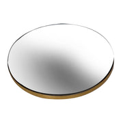Centrotavola a Specchio Ø30,5x2h cm Oro