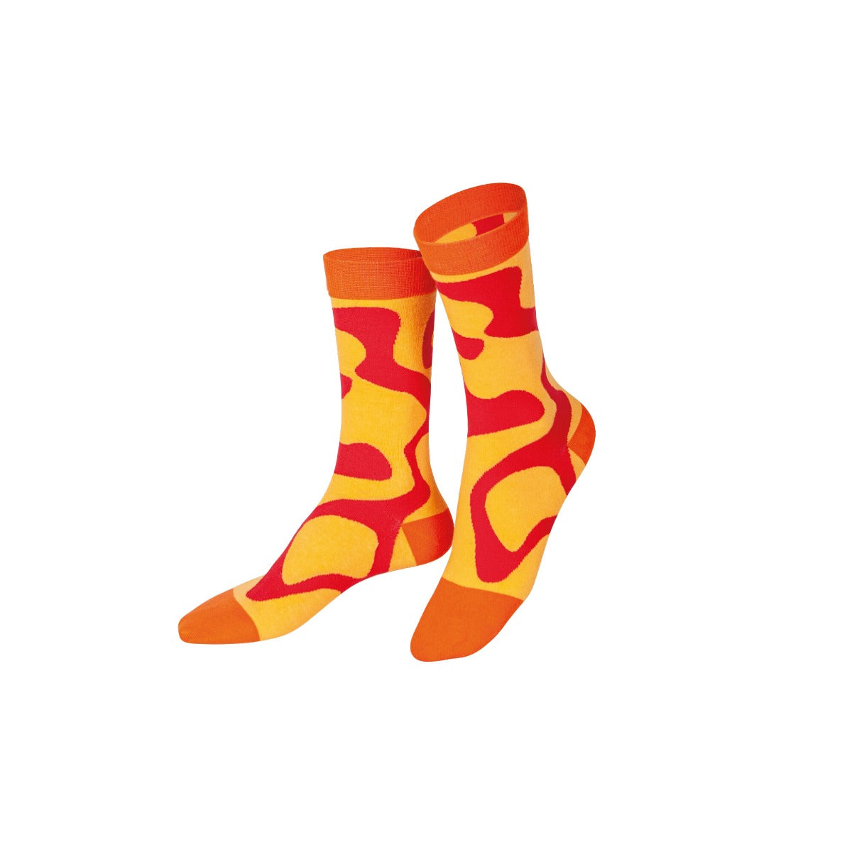 EAT MY SOCKS CALZINI JUICY ORANGE X2 - ARANCIONE, ROSSO E GIALLO