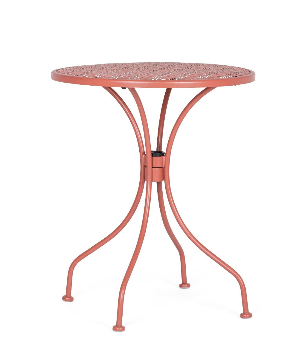 TAVOLO DA GIARDINO LIZETTE ROSA BITTER 60CM