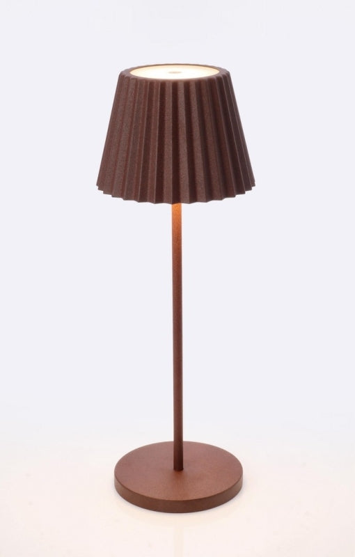 LAMPADA DA TAVOLO LED ARTIKA MARRONE H36CM