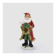 Babbo Natale decoro natalizio con Ghirlanda 17x16xH37 cm EDG