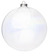 PALLINA DI NATALE IN VETRO IRIDESCENTE 15CM