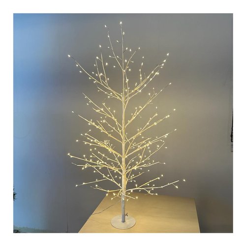 Albero Natale Tiglio 160 Microled Bianco Caldo H60cm D40cm Peraga Christmas