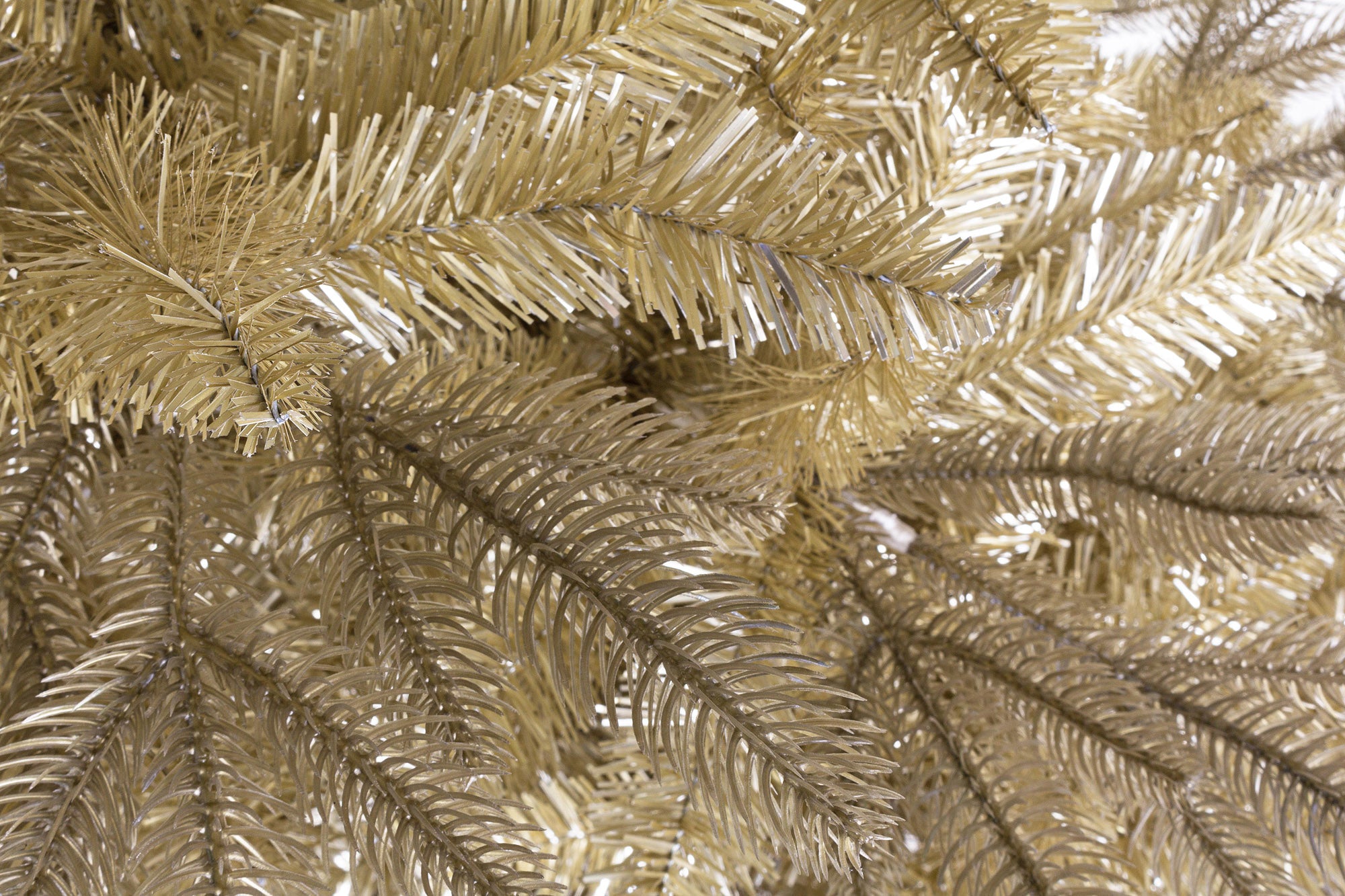 ALBERO DI NATALE TISSI DORATO 210CM