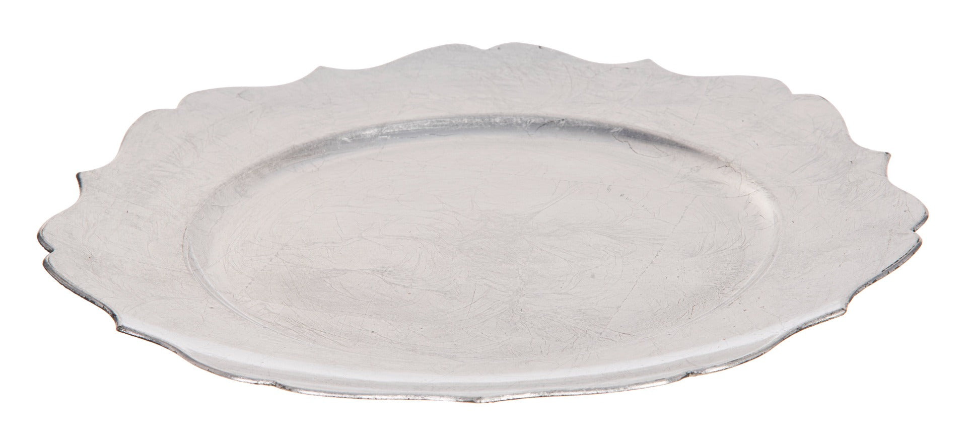 SOTTOPIATTO MERLETTO ARGENTO 33CM