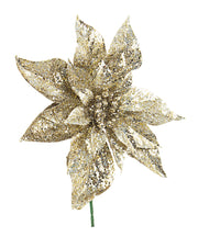RAMO CON POINSETTIA 22CM ORO ADRIEL