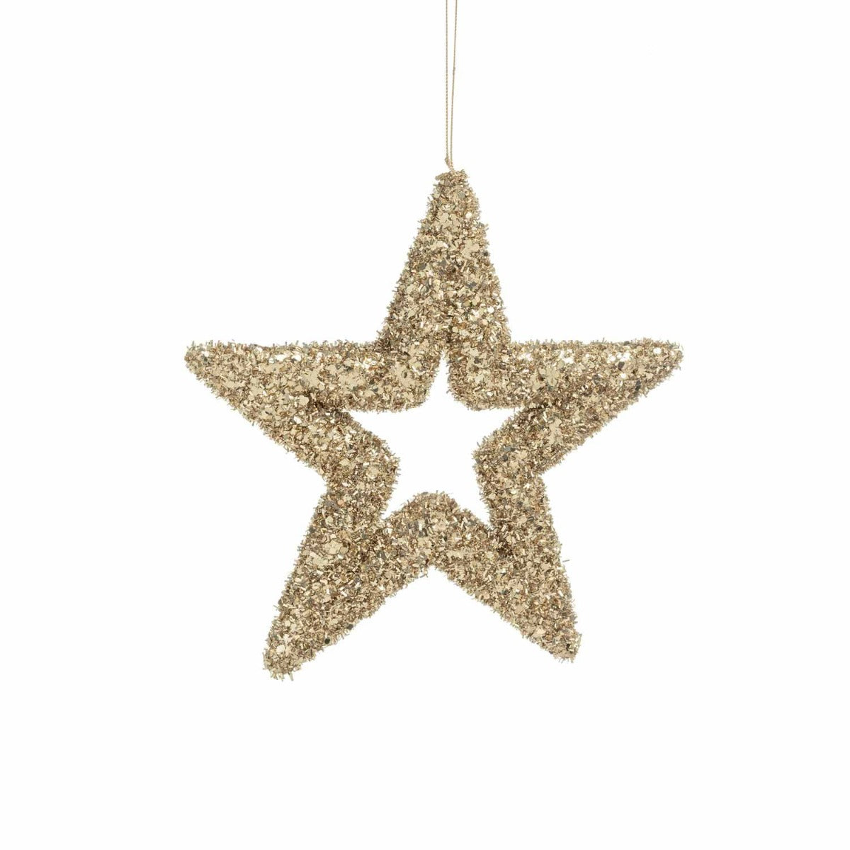 PENDAGLIO STELLA CHAMPAGNE 22CM APPENDIBILE