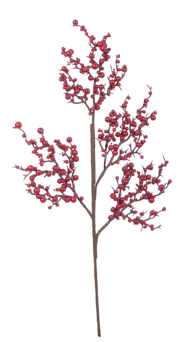 RAMO CON BACCHE ROSSE 50CM