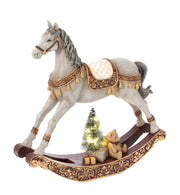 CAVALLINO A DONDOLO H.29CM EDWYN ORO