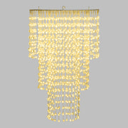 LAMPADARIO CASCATA D.55XH85CM 1352 SFERE LED BIANCO CALDO