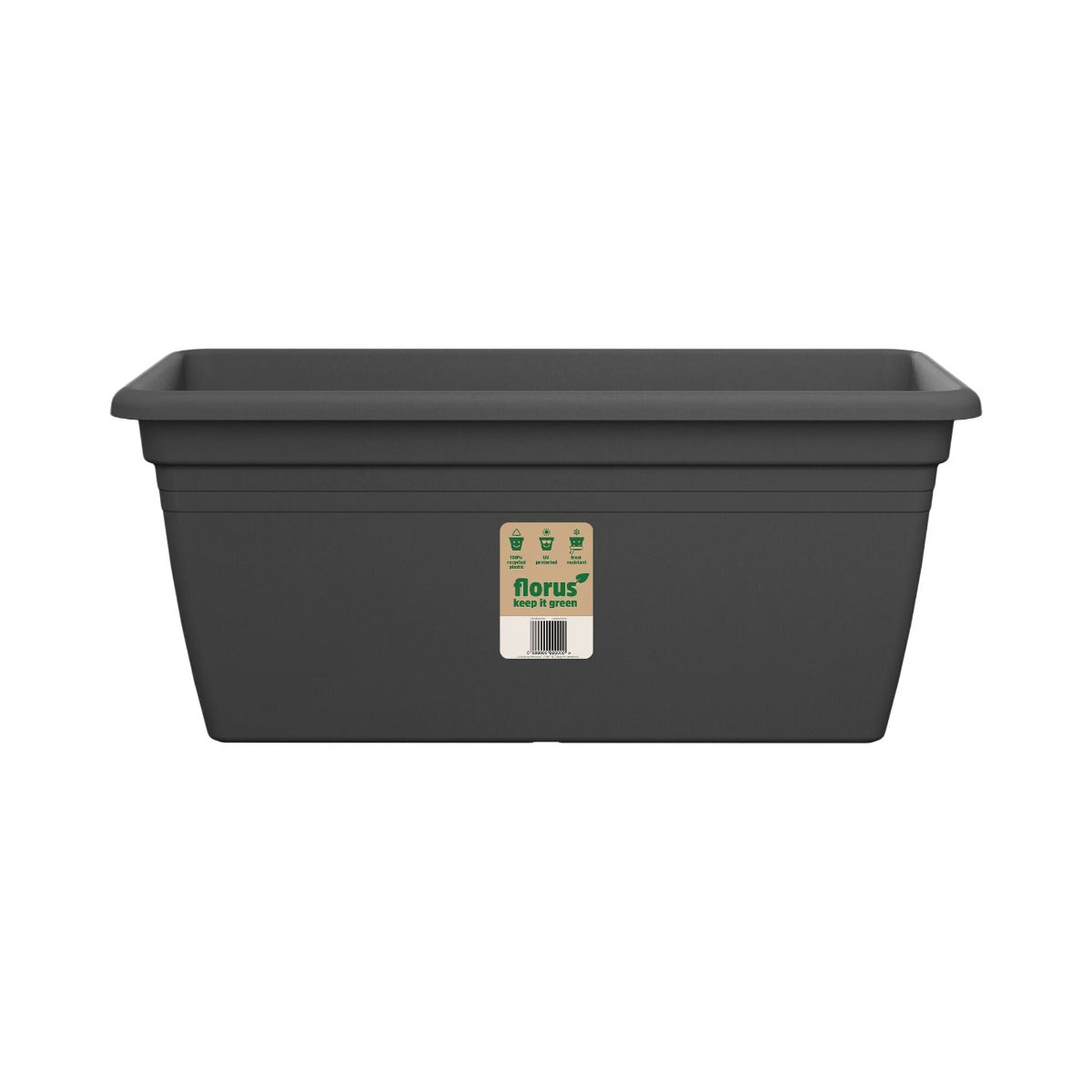 VASO FIORIERA MEDITERRAN TERRACE TROUGH 100CM ANTRACITE