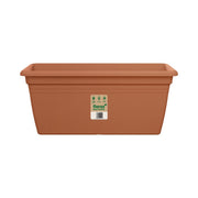 VASO FIORIERA MEDITERRAN TERRACE TROUGH 100CM TERRACOTTA