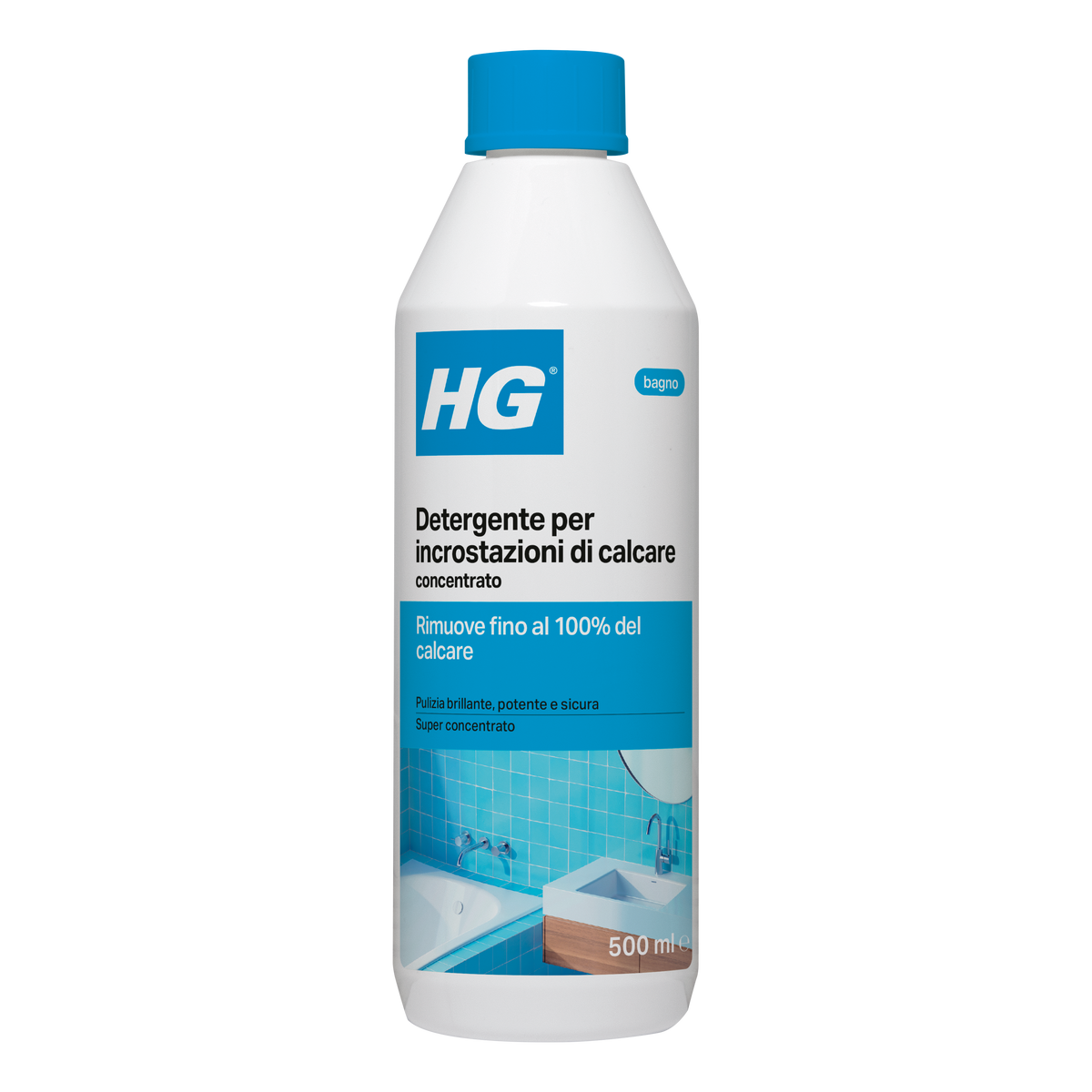 HG DETERGENTE PROFESSIONALE PER INCROSTAZIONI DI CALCARE 500 ML